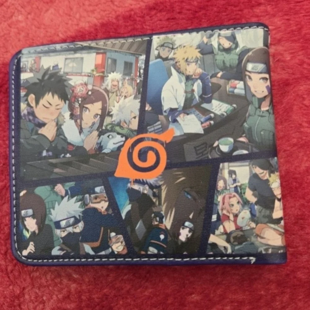 New Naruto anime manga leather wallet
